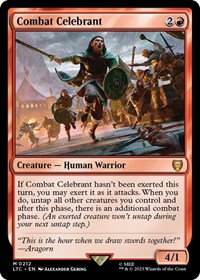 Combat Celebrant, Commander: The Lord of the Rings: Tales of Middle-earth