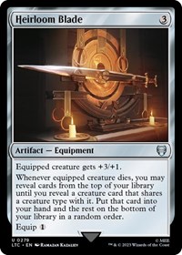 Heirloom Blade, Commander: The Lord of the Rings: Tales of Middle-earth