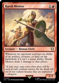Harsh Mentor, Commander: The Lord of the Rings: Tales of Middle-earth