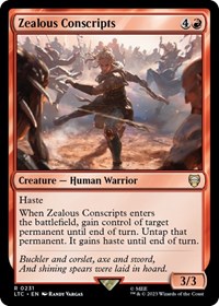 Zealous Conscripts, Commander: The Lord of the Rings: Tales of Middle-earth