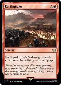 Earthquake, Commander: The Lord of the Rings: Tales of Middle-earth