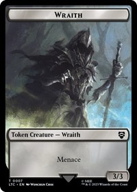 Wraith // Goblin Double-Sided Token, Commander: The Lord of the Rings: Tales of Middle-earth