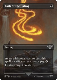 Lash of the Balrog (Borderless), Universes Beyond: The Lord of the Rings: Tales of Middle-earth