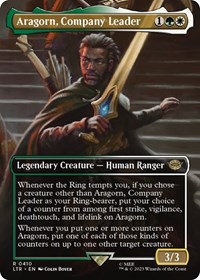 Aragorn, Company Leader (Borderless), Universes Beyond: The Lord of the Rings: Tales of Middle-earth
