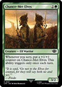 Chance-Met Elves, Universes Beyond: The Lord of the Rings: Tales of Middle-earth