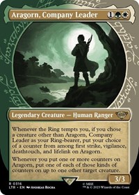 Aragorn, Company Leader (Showcase), Universes Beyond: The Lord of the Rings: Tales of Middle-earth