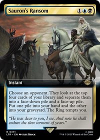 Sauron's Ransom (Extended Art), Universes Beyond: The Lord of the Rings: Tales of Middle-earth