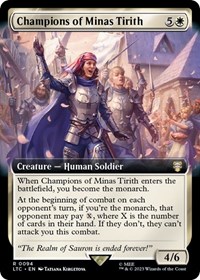 Champions of Minas Tirith (Extended Art), Commander: The Lord of the Rings: Tales of Middle-earth