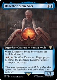 Denethor, Stone Seer (Extended Art), Commander: The Lord of the Rings: Tales of Middle-earth