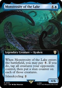 Monstrosity of the Lake (Extended Art), Commander: The Lord of the Rings: Tales of Middle-earth