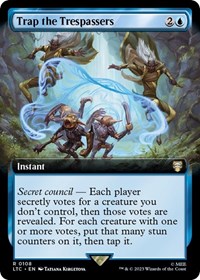 Trap the Trespassers (Extended Art), Commander: The Lord of the Rings: Tales of Middle-earth