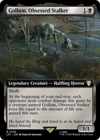 Gollum, Obsessed Stalker (Extended Art), Commander: The Lord of the Rings: Tales of Middle-earth