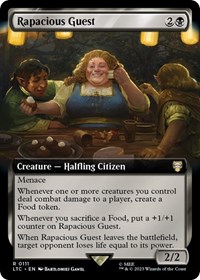 Rapacious Guest (Extended Art), Commander: The Lord of the Rings: Tales of Middle-earth