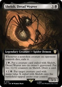 Shelob, Dread Weaver (Extended Art), Commander: The Lord of the Rings: Tales of Middle-earth