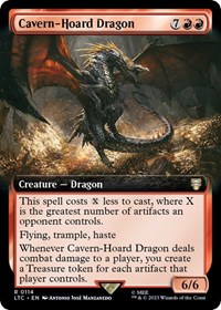 Cavern-Hoard Dragon (Extended Art), Commander: The Lord of the Rings: Tales of Middle-earth