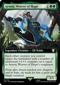 Arwen, Weaver of Hope (Extended Art), Commander: The Lord of the Rings: Tales of Middle-earth