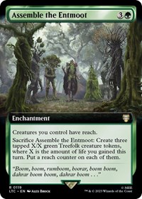 Assemble the Entmoot (Extended Art), Commander: The Lord of the Rings: Tales of Middle-earth