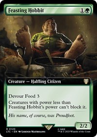 Feasting Hobbit (Extended Art), Commander: The Lord of the Rings: Tales of Middle-earth