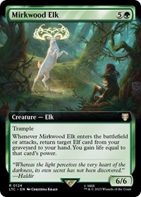 Mirkwood Elk (Extended Art), Commander: The Lord of the Rings: Tales of Middle-earth