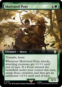Motivated Pony (Extended Art), Commander: The Lord of the Rings: Tales of Middle-earth