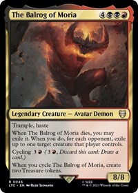 The Balrog of Moria, Commander: The Lord of the Rings: Tales of Middle-earth