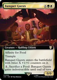 Banquet Guests (Extended Art), Commander: The Lord of the Rings: Tales of Middle-earth