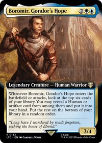 Boromir, Gondor's Hope (Extended Art), Commander: The Lord of the Rings: Tales of Middle-earth