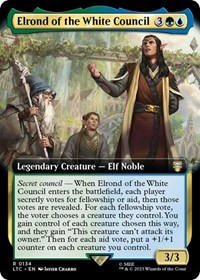 Elrond of the White Council (Extended Art), Commander: The Lord of the Rings: Tales of Middle-earth