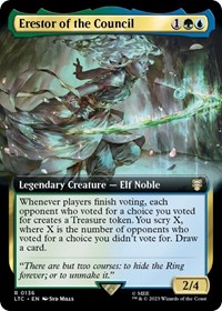 Erestor of the Council (Extended Art), Commander: The Lord of the Rings: Tales of Middle-earth