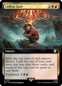 Lidless Gaze (Extended Art), Commander: The Lord of the Rings: Tales of Middle-earth