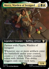 Merry, Warden of Isengard (Extended Art), Commander: The Lord of the Rings: Tales of Middle-earth