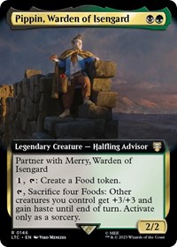 Pippin, Warden of Isengard (Extended Art), Commander: The Lord of the Rings: Tales of Middle-earth