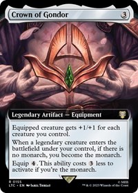 Crown of Gondor (Extended Art), Commander: The Lord of the Rings: Tales of Middle-earth