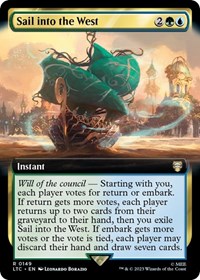 Sail into the West (Extended Art), Commander: The Lord of the Rings: Tales of Middle-earth