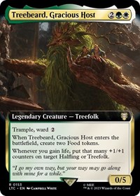 Treebeard, Gracious Host (Extended Art), Commander: The Lord of the Rings: Tales of Middle-earth