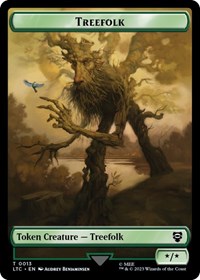 Treefolk // Food (0009) Double-Sided Token, Commander: The Lord of the Rings: Tales of Middle-earth
