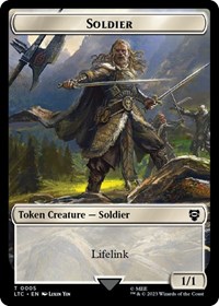 Soldier // Food (0010) Double-Sided Token, Commander: The Lord of the Rings: Tales of Middle-earth