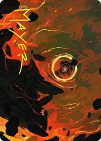 Frodo Baggins Art Card (47/81) (Gold-Stamped Signature), Art Series: Universes Beyond: The Lord of the Rings: Tales of Middle-earth
