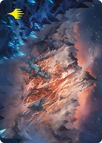 Mountain Art Card (Gold-Stamped Signature), Art Series: Universes Beyond: The Lord of the Rings: Tales of Middle-earth