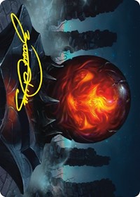 Commander's Sphere Art Card (Gold-Stamped Signature), Art Series: Universes Beyond: The Lord of the Rings: Tales of Middle-earth