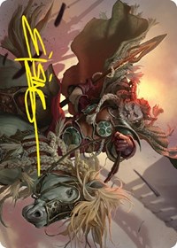 Eomer of the Riddermark Art Card (Gold-Stamped Signature), Art Series: Universes Beyond: The Lord of the Rings: Tales of Middle-earth