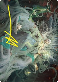 Galadriel, Gift-Giver Art Card (Gold-Stamped Signature), Art Series: Universes Beyond: The Lord of the Rings: Tales of Middle-earth