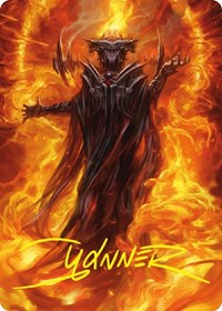 Sauron, the Dark Lord Art Card (Gold-Stamped Signature), Art Series: Universes Beyond: The Lord of the Rings: Tales of Middle-earth
