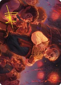 Bilbo, Retired Burglar Art Card (Gold-Stamped Signature), Art Series: Universes Beyond: The Lord of the Rings: Tales of Middle-earth