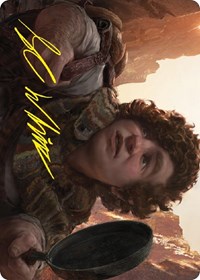 Sam, Loyal Attendant Art Card (Gold-Stamped Signature), Art Series: Universes Beyond: The Lord of the Rings: Tales of Middle-earth
