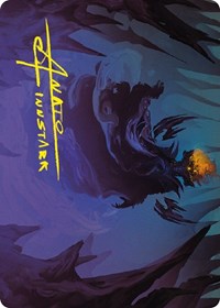 Sauron, the Necromancer Art Card (Gold-Stamped Signature), Art Series: Universes Beyond: The Lord of the Rings: Tales of Middle-earth