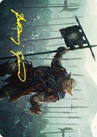 Ugluk of the White Hand Art Card (Gold-Stamped Signature), Art Series: Universes Beyond: The Lord of the Rings: Tales of Middle-earth