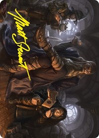 Sharkey, Tyrant of the Shire Art Card (Gold-Stamped Signature), Art Series: Universes Beyond: The Lord of the Rings: Tales of Middle-earth