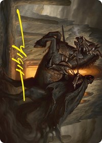 Nazgul Art Card (Gold-Stamped Signature), Art Series: Universes Beyond: The Lord of the Rings: Tales of Middle-earth