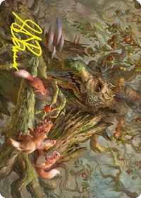Generous Ent Art Card (Gold-Stamped Signature), Art Series: Universes Beyond: The Lord of the Rings: Tales of Middle-earth